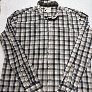 Wrangler Riata Men's Large Tall Button Down Long-Sleeve Plaid Shirt